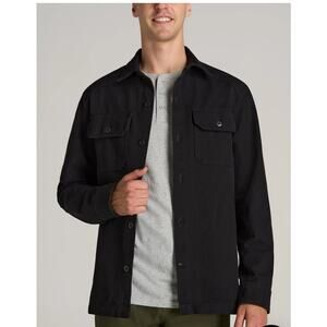 American Tall Canvas Jacket Mens Chore Coat Streetwear Workwear Large LJ&S